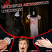 3ft Sound - Activated Hanging Halloween Ghosts with Light - Up Eyes and Screaming Sound - Monsta Online