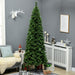 7.5FT Pencil Artificial Christmas Tree — 1075 Tips, Unlit, Auto - Open, Slim Space - Saving, Steel Base - Monsta Online