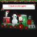 11FT Prelit Inflatable Christmas Train with Santa, Snowman & Penguin with LED Lights - Outdoor Decoration - Monsta Online
