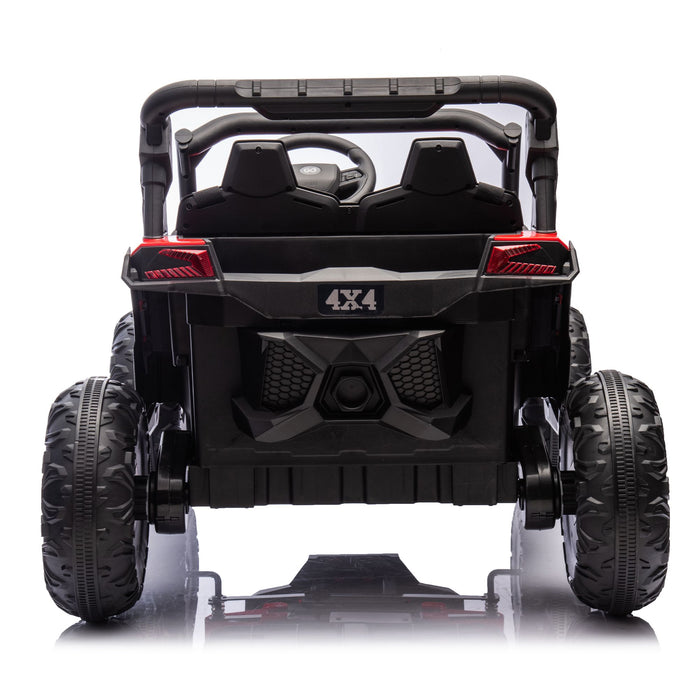 Two Seater 24V Kids Ride On UTV with Parental Remote and LED Lights - Monsta Online