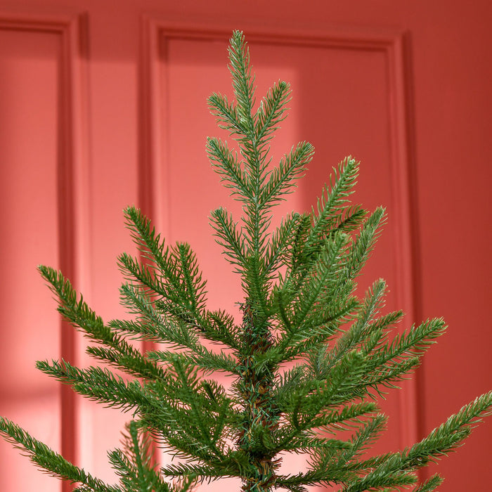 6FT Nordic Pine Artificial Christmas Tree — 795 Tips, Auto - Open Hinged, Unlit, Wide Steel Base - Monsta Online