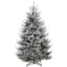 9FT Snow Flocked Artificial Christmas Tree — 1939 Tips, Unlit, Auto - Open Hinged, Nordic Pine, Steel Base - Monsta Online