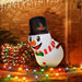 3FT Prelit Christmas Hanging Inflatable Snowman with LED Lights - Outdoor Window Decoration - Monsta Online