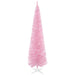 7FT Pink Pencil Artificial Christmas Tree — 499 Tips, Unlit, Slim Space - Saving, Realistic, Plastic Base - Monsta Online