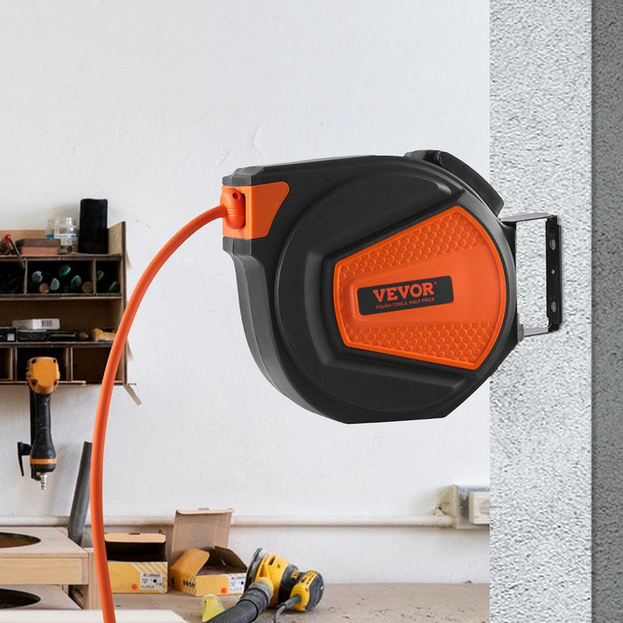 Retractable 3/8" Hybrid Air Hose Reel with 50 ft Hose and 300PSI Capacity - Monsta Online