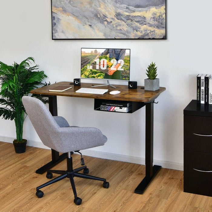 Premium 48" Electric Height Adjustable Standing Desk with USB Port – Ergonomic Sit - Stand Home Office Workstation - Monsta Online
