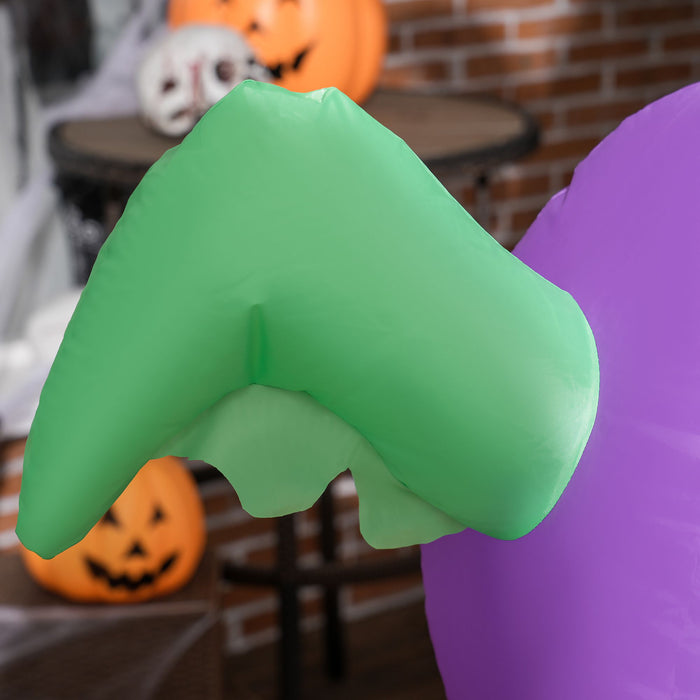 8ft Inflatable Halloween Archway with Pumpkins, Skulls, Ghosts and Bats - Monsta Online