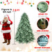 7.5FT Blue - Green Artificial Christmas Tree — 2908 Tips, PE+PVC, Full Shape, Hinged, Metal Stand - Monsta Online