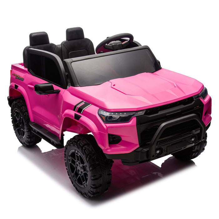 24V Two Seater Kids 4x4 Ride On Pickup Truck With Safety Belts Remote Control - Monsta Online