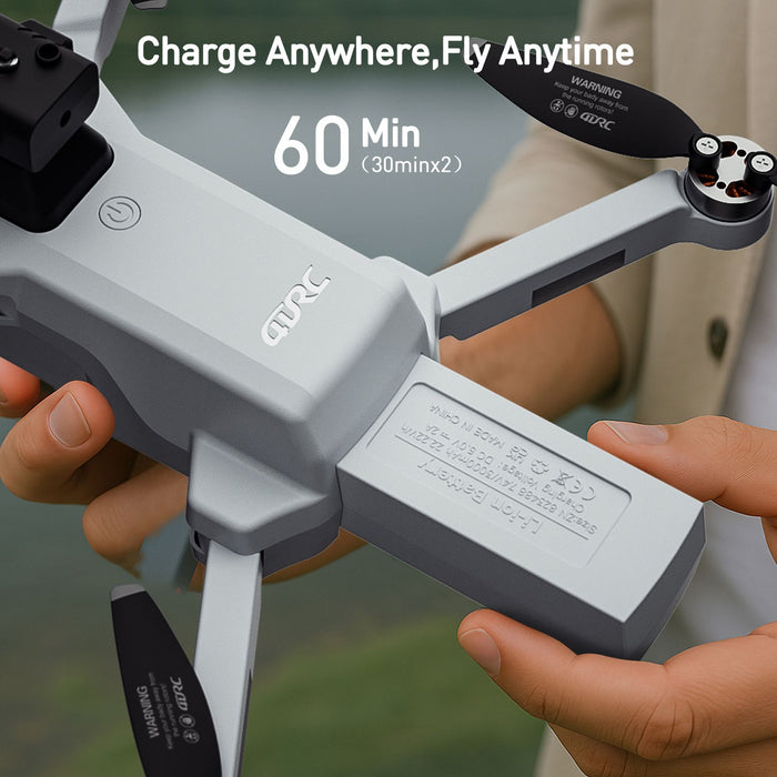 Premium 4.5 - Inch GPS Drone with Camera and Dual Batteries - 5G FPV Auto Return & Follow Me Feature for Adults - Monsta Online