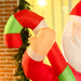 6FT Prelit Inflatable Santa Claus with Candy Cane & Gift Boxes and LED Lights - Outdoor Christmas Decoration - Monsta Online