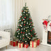 6FT Artificial Christmas Tree — 1000 Tips, Unlit, Auto - Open, Full Wide Shape, Steel Base - Monsta Online