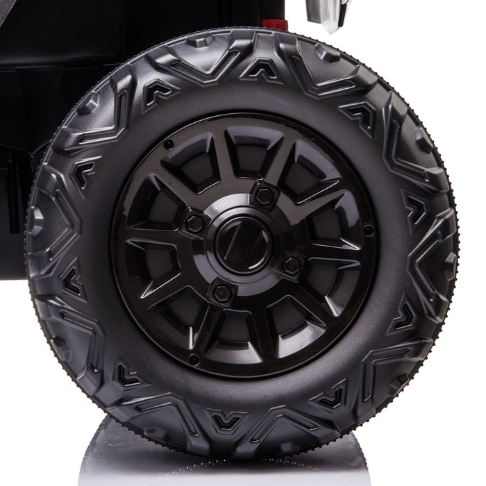 12V Electric Dual Motor UTV Ride - On Truck with Music Headlights and Suspension - Monsta Online