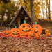 7FT Pumpkin Inflatable Halloween Decoration with 7pcs LED String Lights - Monsta Online