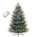 9FT Pre - Lit Artificial Christmas Tree — 300 Dual - Color LED Lights, 1939 Tips, Remote, 11 Modes, Metal Base - Monsta Online