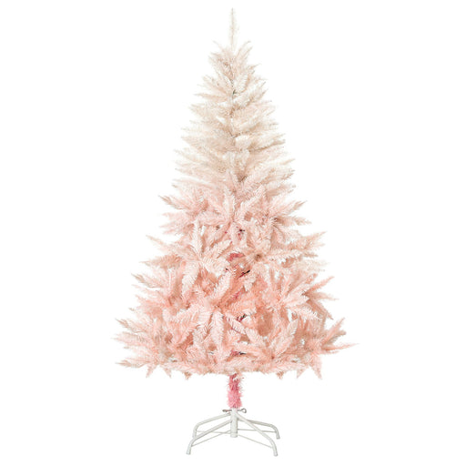 7FT Pink Pencil Artificial Christmas Tree — 1000 Tips, Unlit, Auto - Open, Slim Space - Saving, Metal Stand - Monsta Online