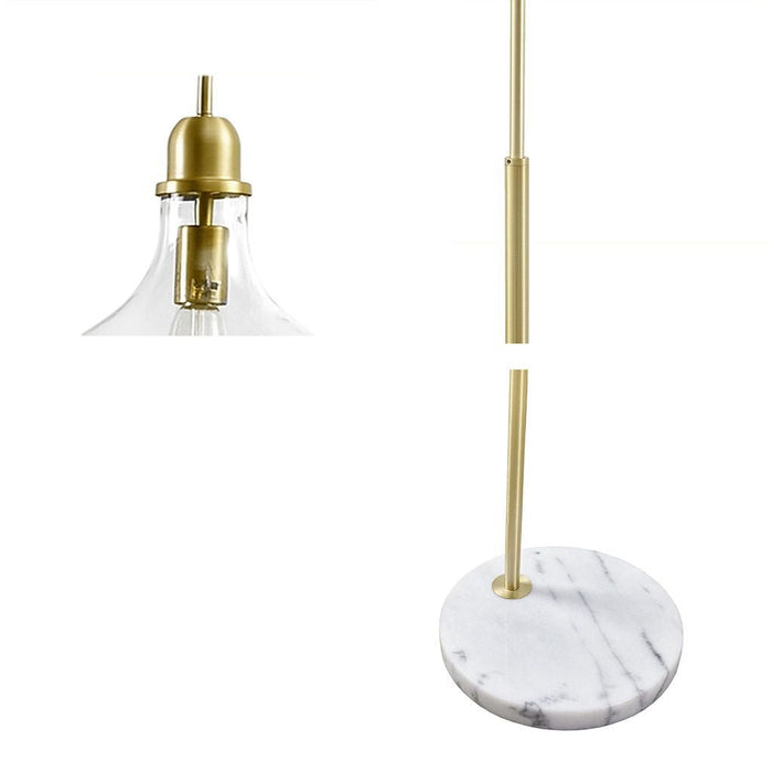 Modern Arched Floor Lamp with Elegant Marble Base for Stylish Living Rooms - Monsta Online