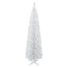 7FT White Pencil Artificial Christmas Tree — 499 Tips, Unlit, Slim Space - Saving, Realistic, Plastic Base - Monsta Online