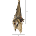 3ft Hanging Halloween Animatronic Bat – Sound Activated with Red Light - Up Eyes and Creepy Laughs - Monsta Online