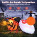 4.9ft Inflatable Halloween Spider with Pumpkin and Rotating LED Lights - Monsta Online