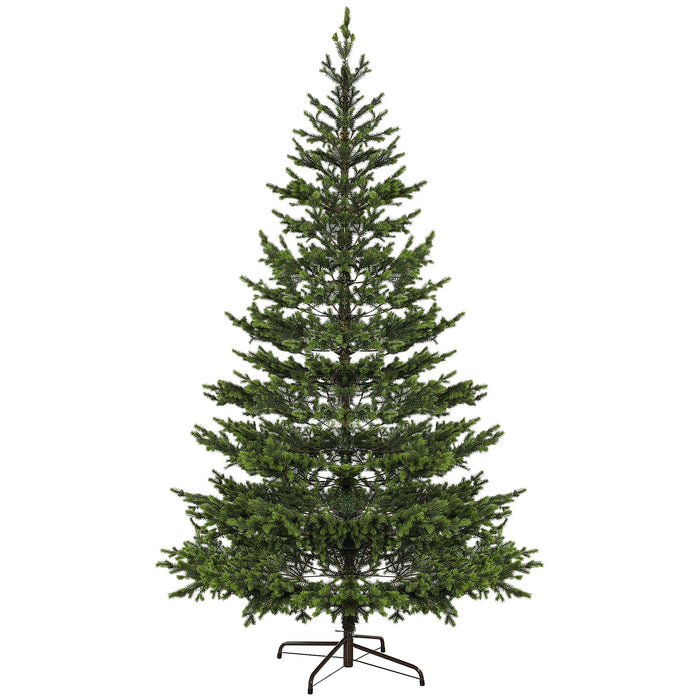 9FT Sparse Artificial Christmas Tree — 4306 Tips, Unlit, Auto - Open Hinged, PE Cedar, Steel Base - Monsta Online