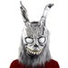 Halloween Frank Evil Rabbit Mask – Scary Latex Full Face Cosplay Prop - Monsta Online