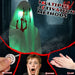 4.3ft Sound - Activated Halloween Animatronic Ghost with Trident – Green Lights and Creepy Sounds - Monsta Online