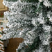 6FT Pencil Pre - Lit Artificial Christmas Tree — 170 Warm White LEDs, 390 Tips, Slim, Green - Monsta Online