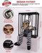 Halloween Animated Screaming Skull Cage Ghost – Motion Sensor Hanging Decoration - Monsta Online