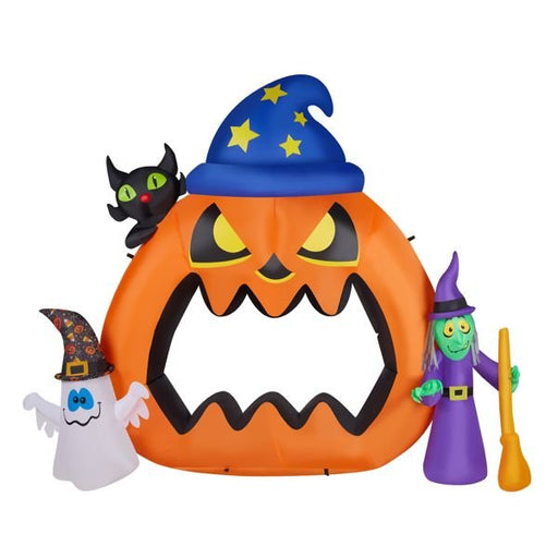 6.9FT Halloween Inflatable Pumpkins with LED Lights – Giant Blow Up Yard Decoration - Monsta Online
