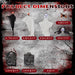 8 - Piece Outdoor Halloween Decoration Set 5.9ft Cobweb – Red Flashing Eyes, Hanging Ghosts, Gravestones and Spider - Monsta Online