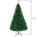 5.5FT Unlit Artificial Christmas Tree — 850 Tips, Hinged Spruce, Metal Stand - Monsta Online