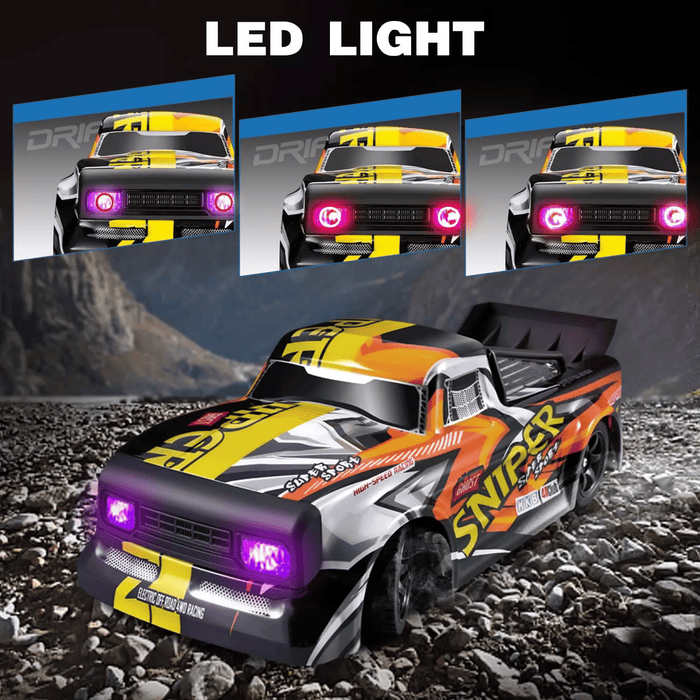 Sniper 4WD High - Speed Remote Control Racing Car with Dual Rechargeable Batteries - Monsta Online