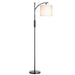 Dimmable Arc Floor Lamp with Remote & Adjustable Color Temperature for Modern Homes - Monsta Online
