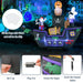 7FT Halloween Inflatable Pirate Ship with Skeletons & LED Lights - Monsta Online