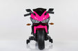 12V Electric Ride - On Pink Motorcycle with Throttle and Lighted Training Wheels - Monsta Online