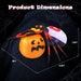 4.9ft Inflatable Halloween Spider with Pumpkin and Rotating LED Lights - Monsta Online