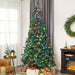 7.5FT Pre - Lit Artificial Christmas Tree — 450 RGB LED Lights, Remote Control, Timer, Hinged - Monsta Online