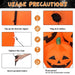 7FT Pumpkin Inflatable Halloween Decoration with 7pcs LED String Lights - Monsta Online
