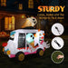 8ft Scary Clown Ice Cream Truck Halloween Inflatable with LED Lights - Monsta Online