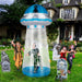 8.8FT Halloween Inflatable UFO with Built - in LED Lights and Stand Inside Design - Monsta Online