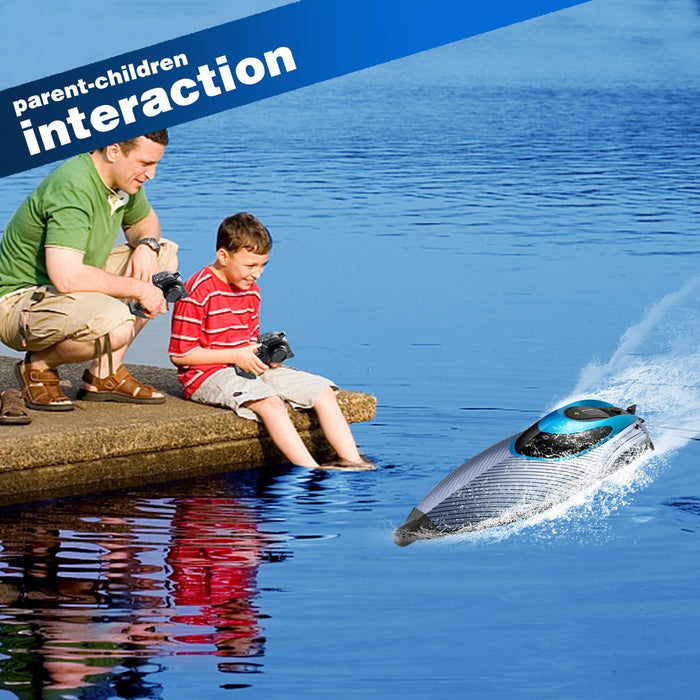 JetBlade: High - Speed 30MPH Remote Control SpeedBoat With Dual Batteries for Kids Adults - Monsta Online