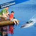 JetBlade: High - Speed 30MPH Remote Control SpeedBoat With Dual Batteries for Kids Adults - Monsta Online