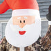 8FT Prelit Inflatable Santa Claus in Camouflage with LED Lights - Outdoor Christmas Decoration - Monsta Online