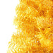 6FT Slim Half Artificial Christmas Tree — Gold, 246 Tips, Space - Saving Wall Design, Steel Stand - Monsta Online