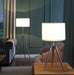 Versatile 64" to 47" Adjustable Tripod Floor Lamp with Chrome Finish - Monsta Online