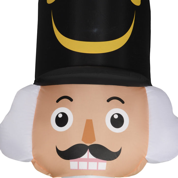 12FT Prelit Inflatable Green Nutcracker Soldier with LED Lights - Outdoor Christmas Decoration - Monsta Online