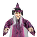 5.9ft Sound - Activated Hanging Witch with Light - Up Eyes and Creepy Voice - Monsta Online
