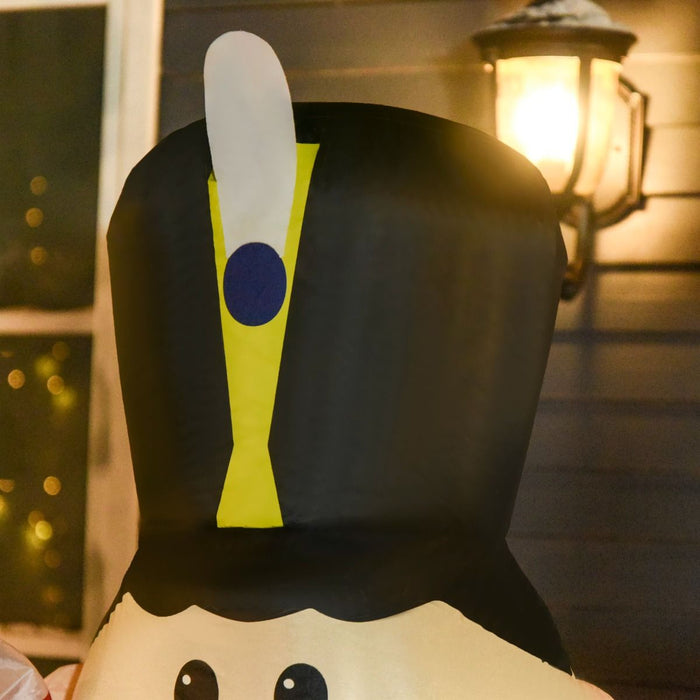 6FT Prelit Christmas Inflatable Toy Soldier Nutcracker with LED Lights - Outdoor Decoration - Monsta Online