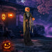 7ft Halloween Animatronic Pumpkin Man – Motion and Sound Activated with Shaking Head and Posable Arms - Monsta Online